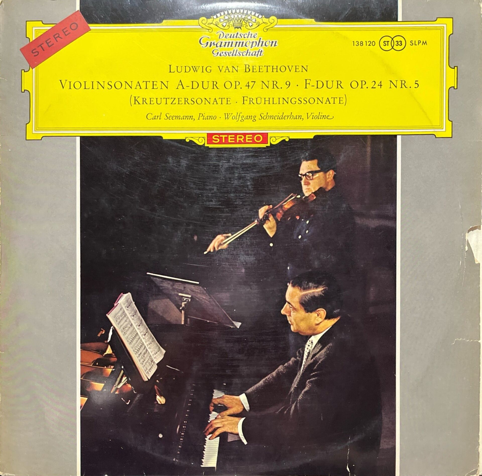 Luwig Van Beethoven Violin Sonaten LP Plak