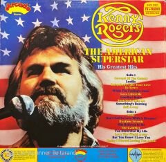 Kenny Rogers The American Superstar LP Plak