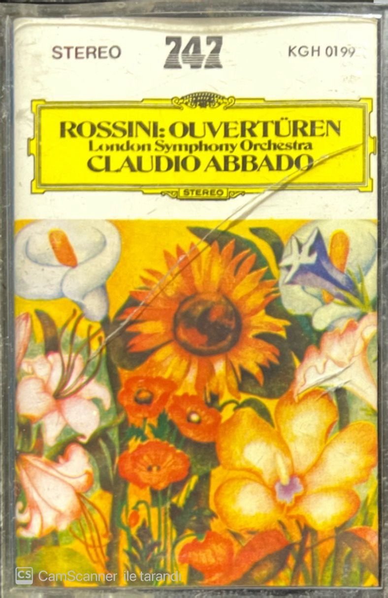 Gioacchino Rossini Ouvertüren Claudio Abbado Classic Kaset