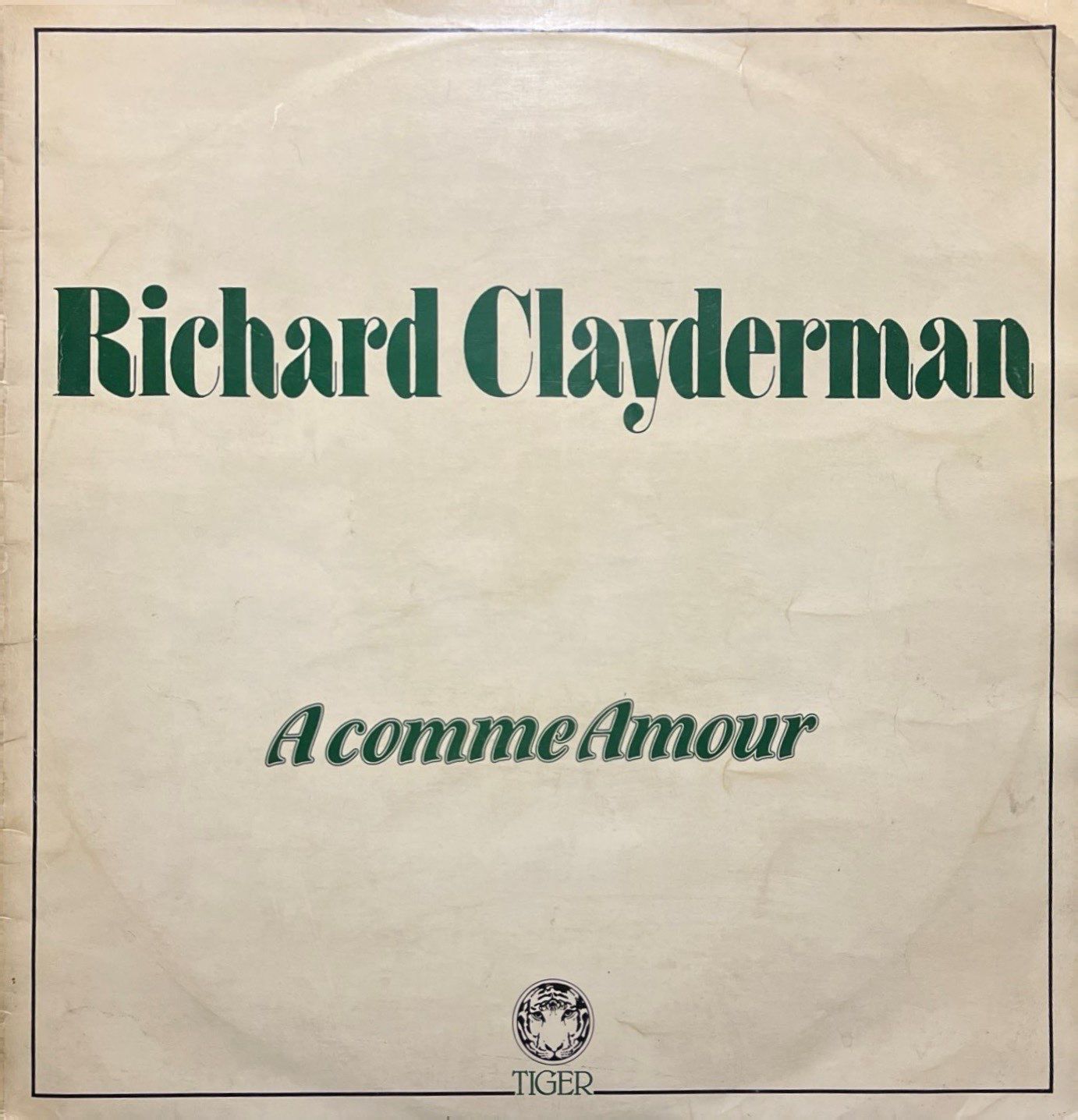 Richard Clayderman Acomme Amour LP Plak