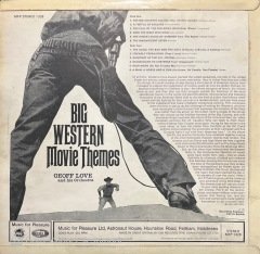 Big Western Movie Themes LP Plak