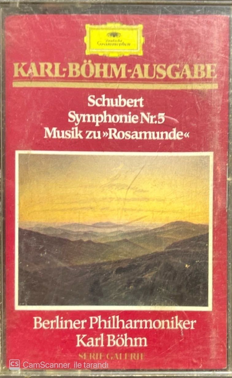 Schubert Symphonie Nr.5 Karl-Böhm-Ausgabe Classic Kaset