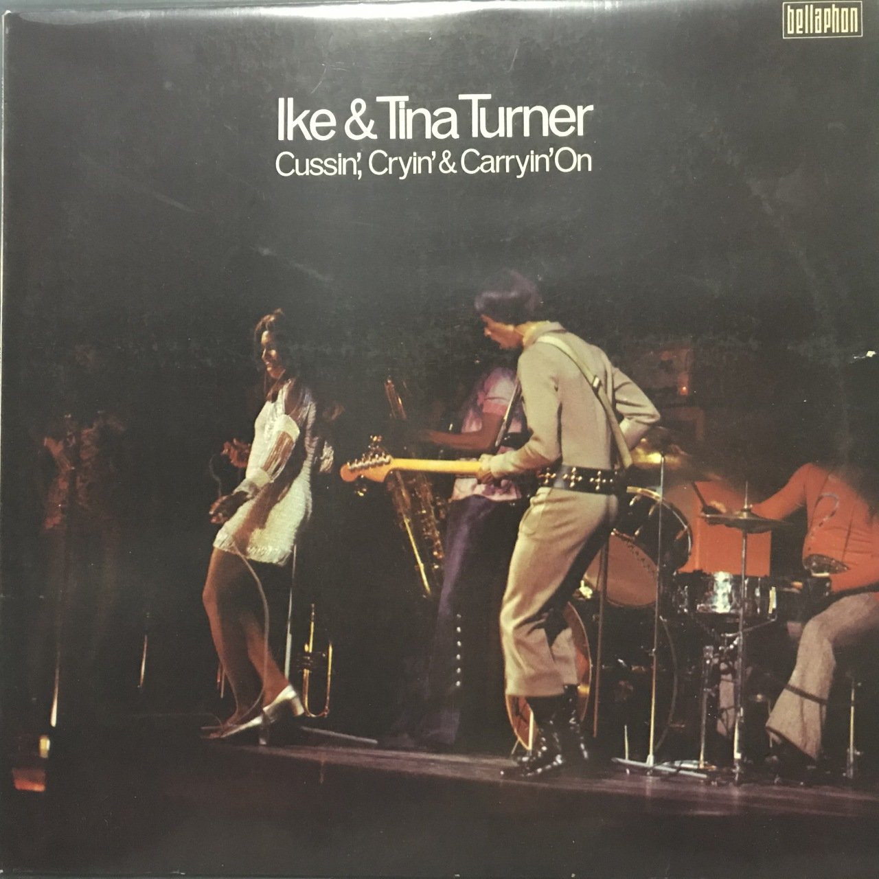 Ike & Tina Turner Cussin Cryin & Carryin On LP Plak