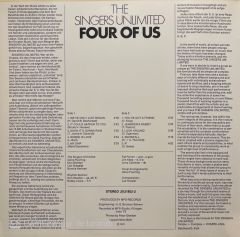 Four Of Us The Singers Unlimited LP Plak
