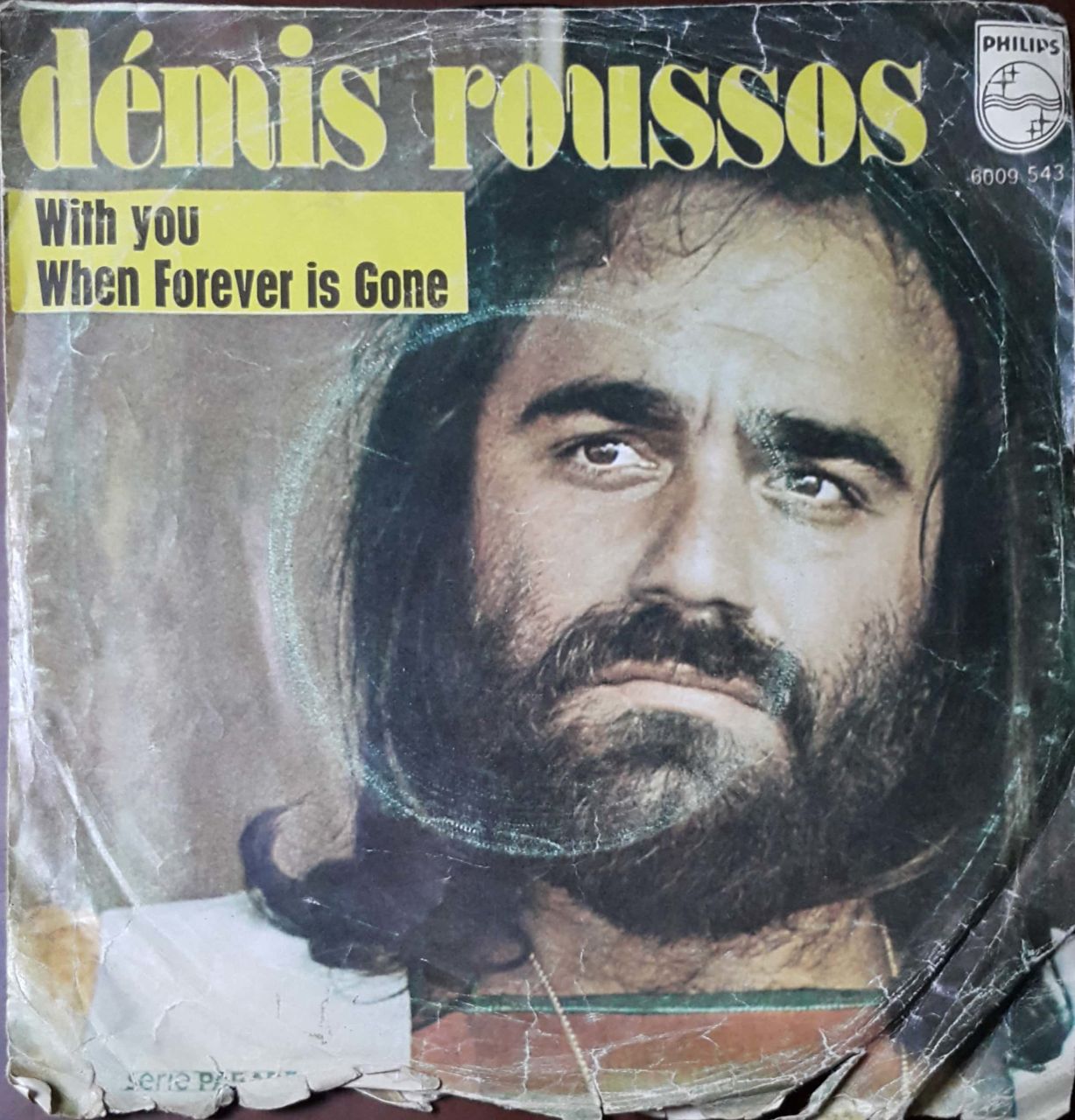 Demis Roussos With You 45lik Plak