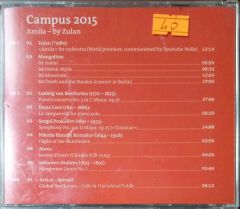 Campus 2015 Beijing Bonn Beethoven And Beyond Amila By Zulan Classic CD