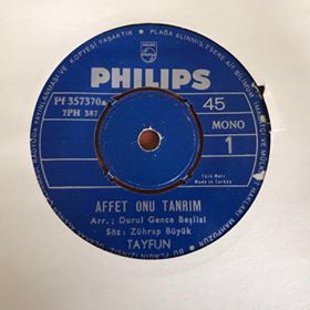 Tayfun Affet Onu Tanrım 45lik Plak