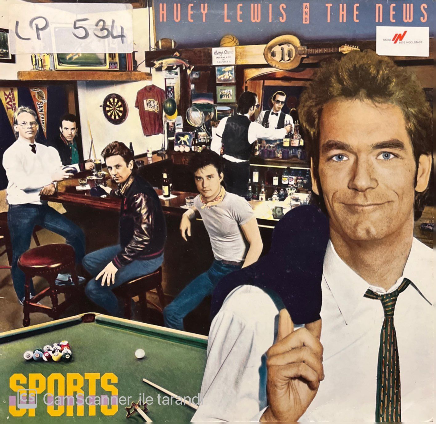 Huey Lewis & The News Sports LP Plak