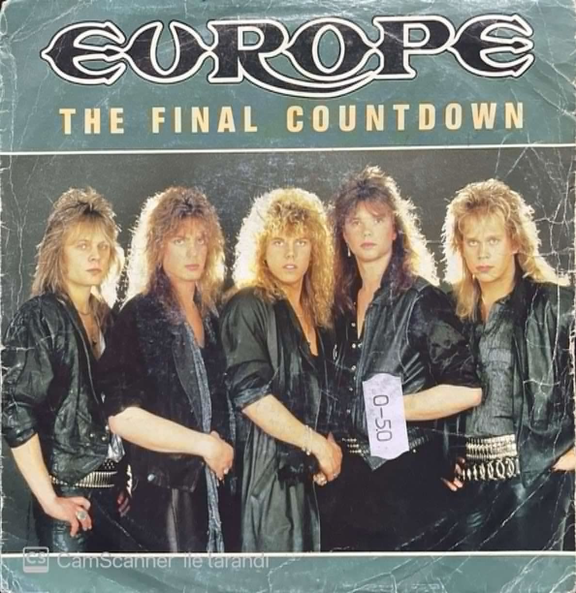 Europe The Final Countdown 45lik Plak