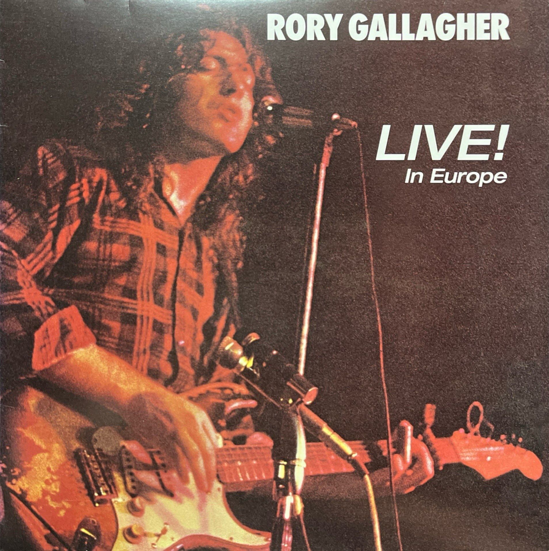 Rory Gallagher Live! In Europe LP Plak