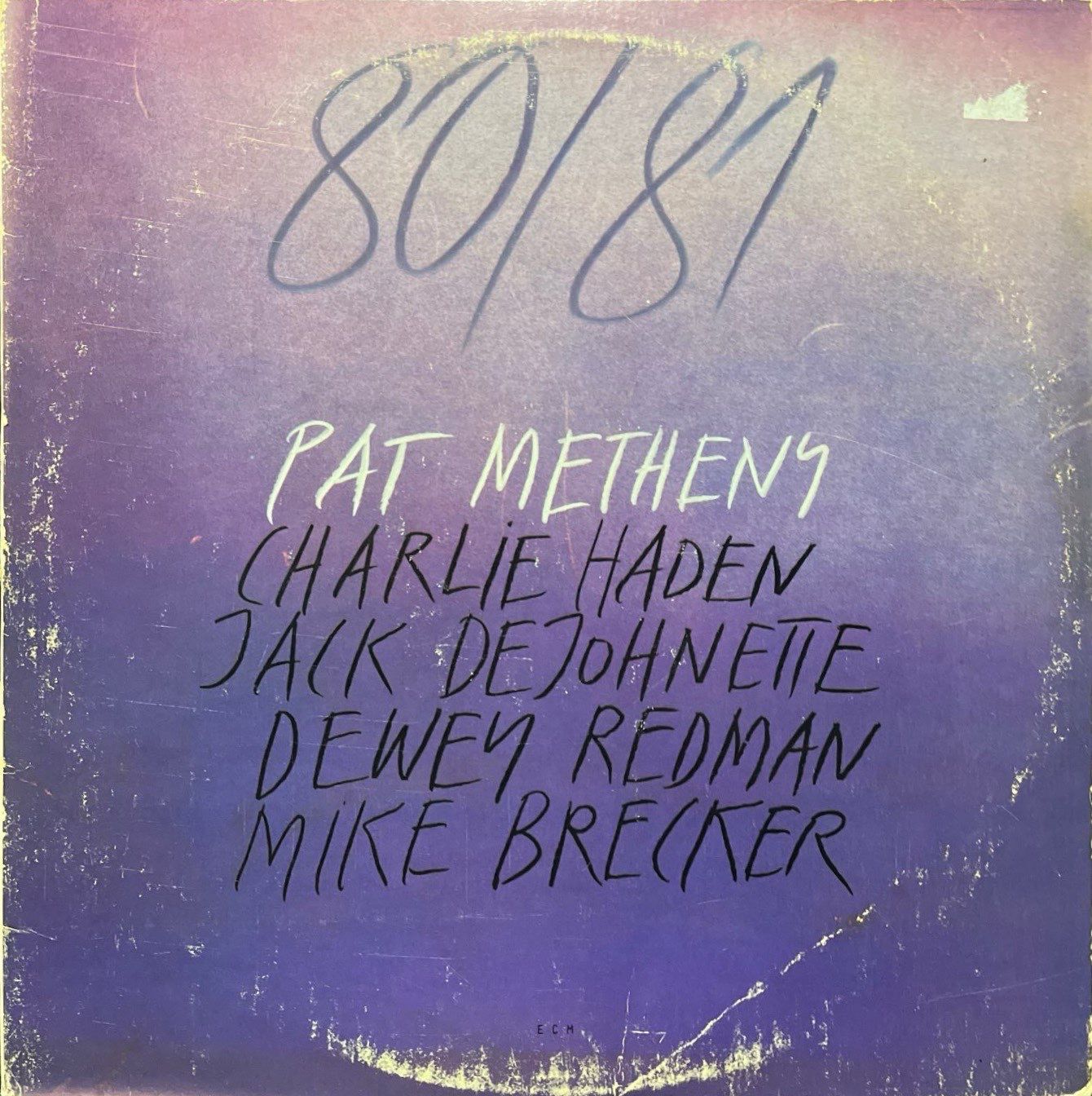 Pat Metheny 80/81 Double Dönem Ecm Baskı LP Plak