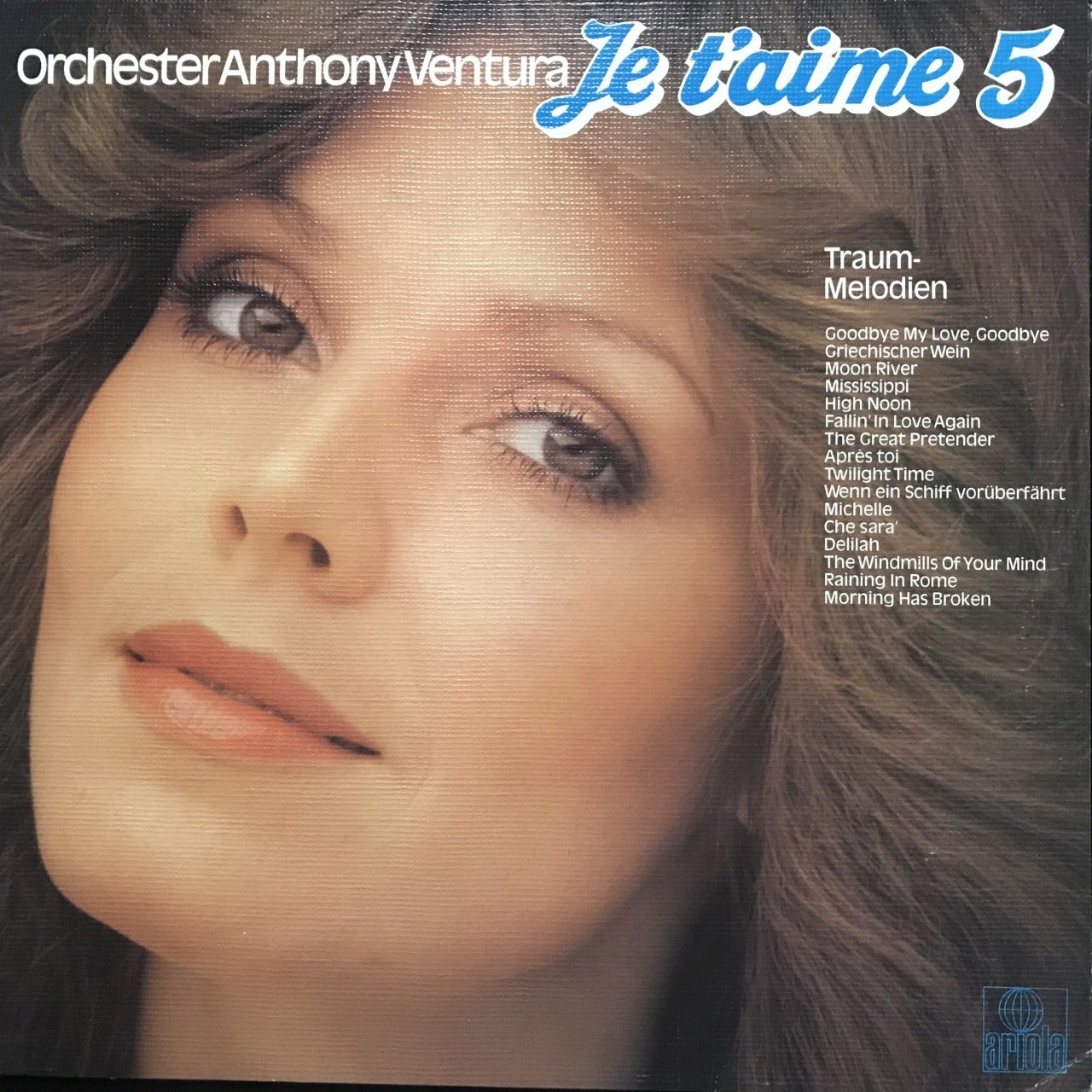 Orchester Anthony Ventura Je T'aime 5 LP Plak
