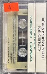 Marin Constantin Bükreş Madrigal Korosu Classic Kaset