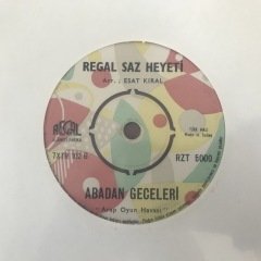 Regal Saz Heyeti Abadan Geceleri 45lik plak