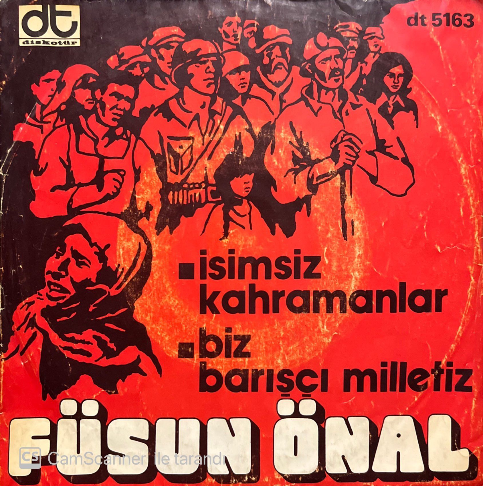 Füsun Önal İsimsiz Kahramanlar 45lik Plak