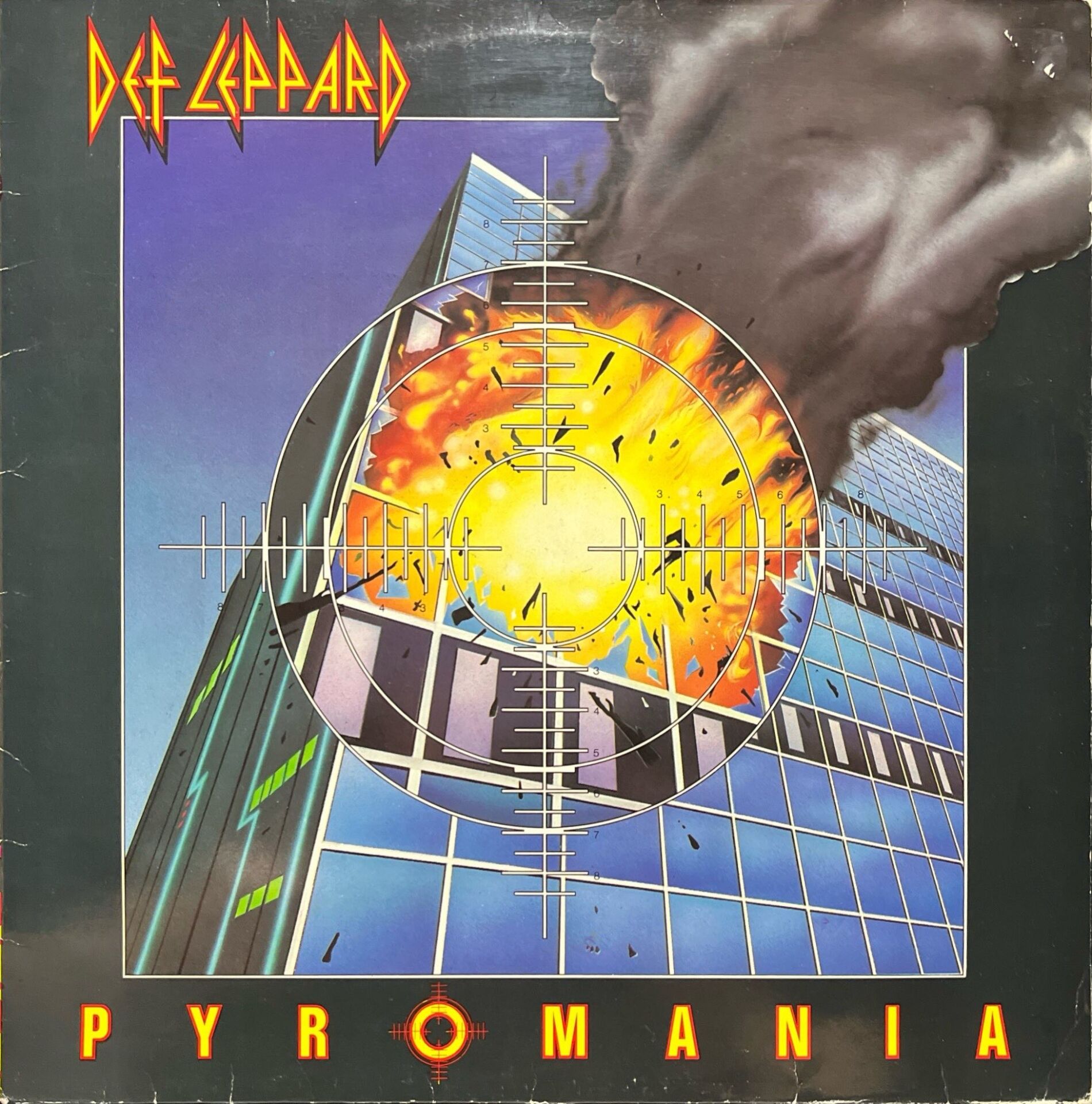 Def Leppard Pyromania LP Plak