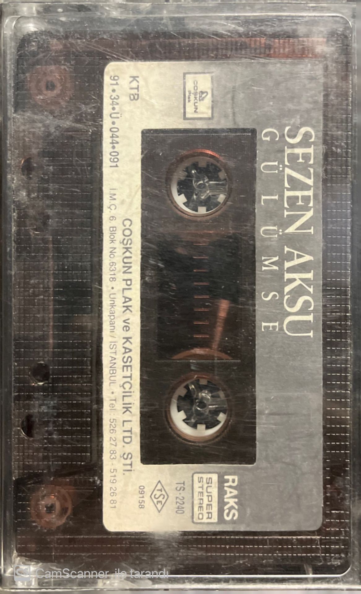 Sezen Aksu Gülümse Kaset