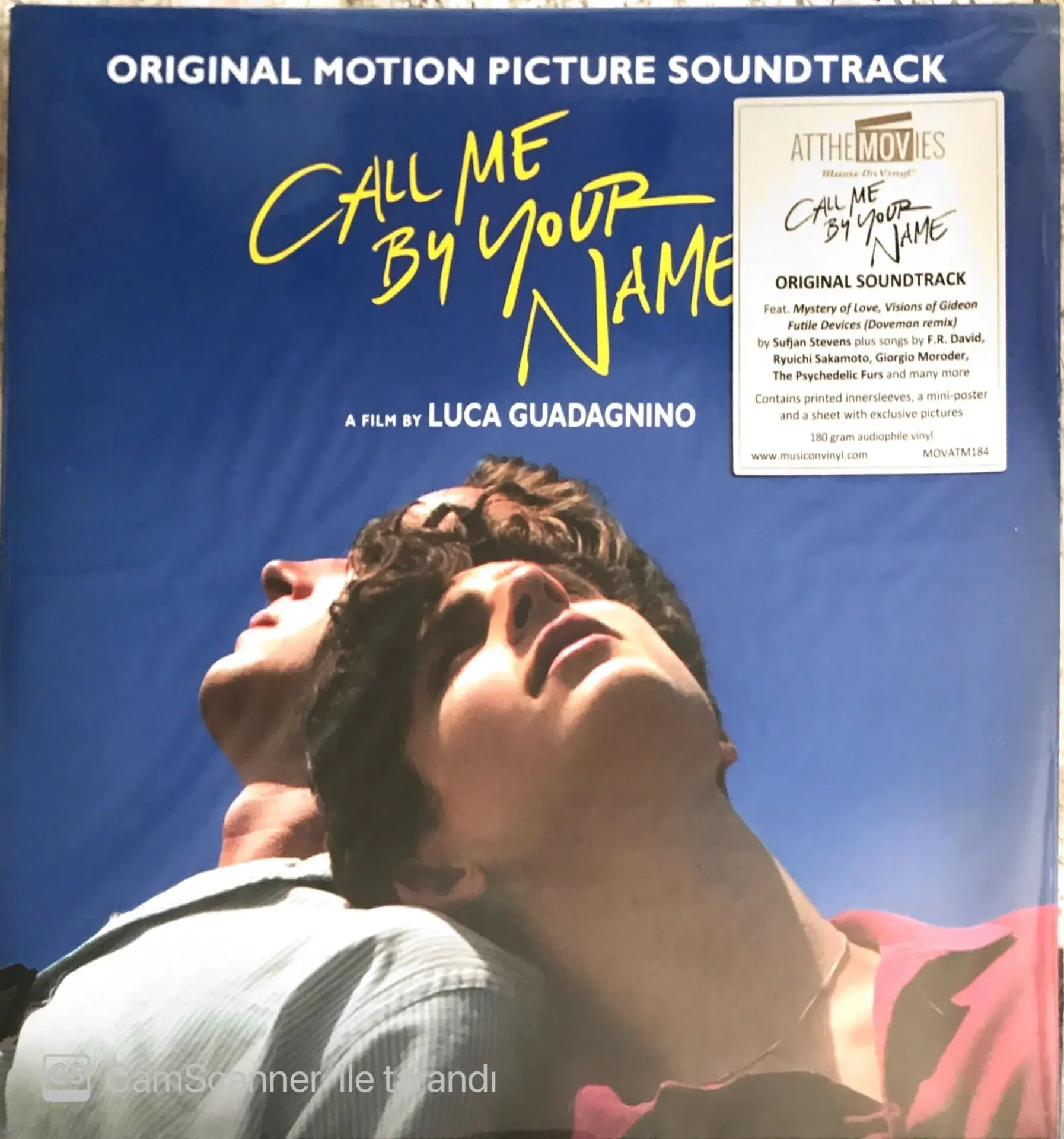 Call Me By Your Name Soundtrack Double LP Plak