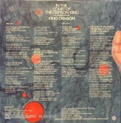 King Crimson In The Court Of King Crimson LP Plak