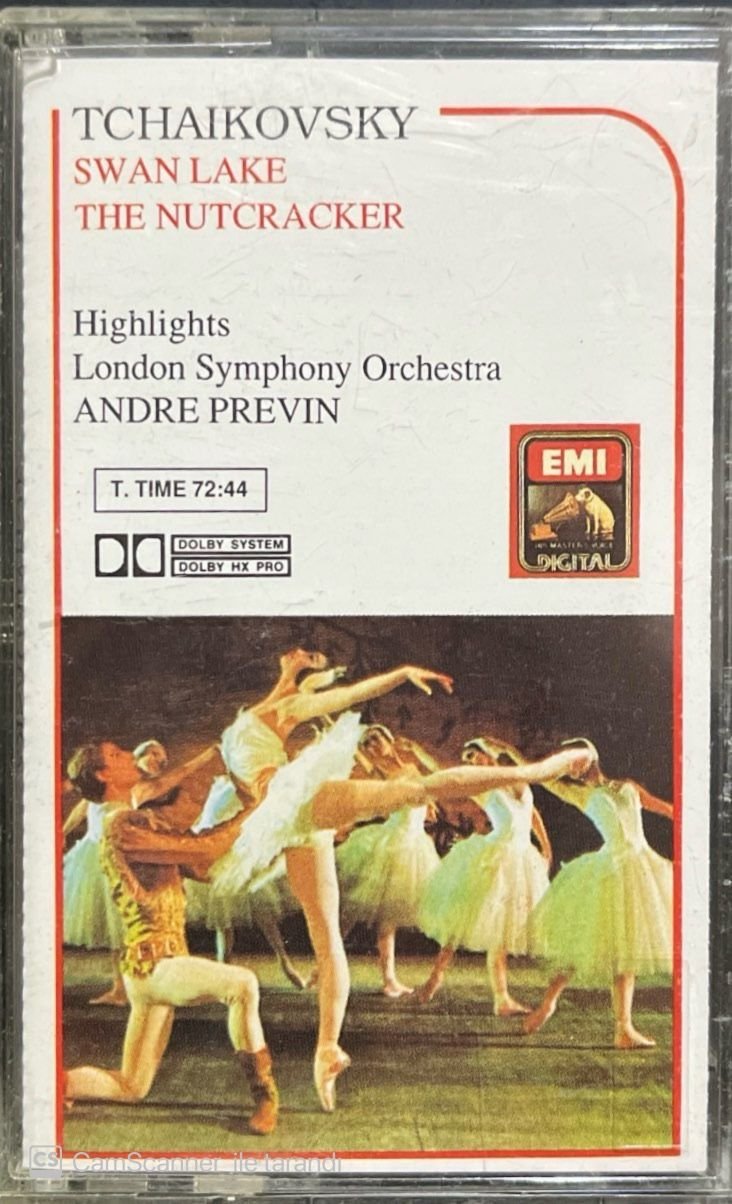 Tchaikovsky Svan Lake The Nutcracker Classic Kaset
