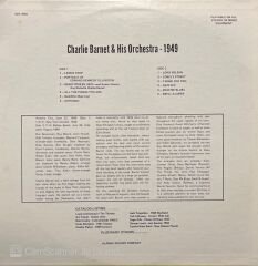 Charlie Barnet & His Orchestra 1949 LP Plak