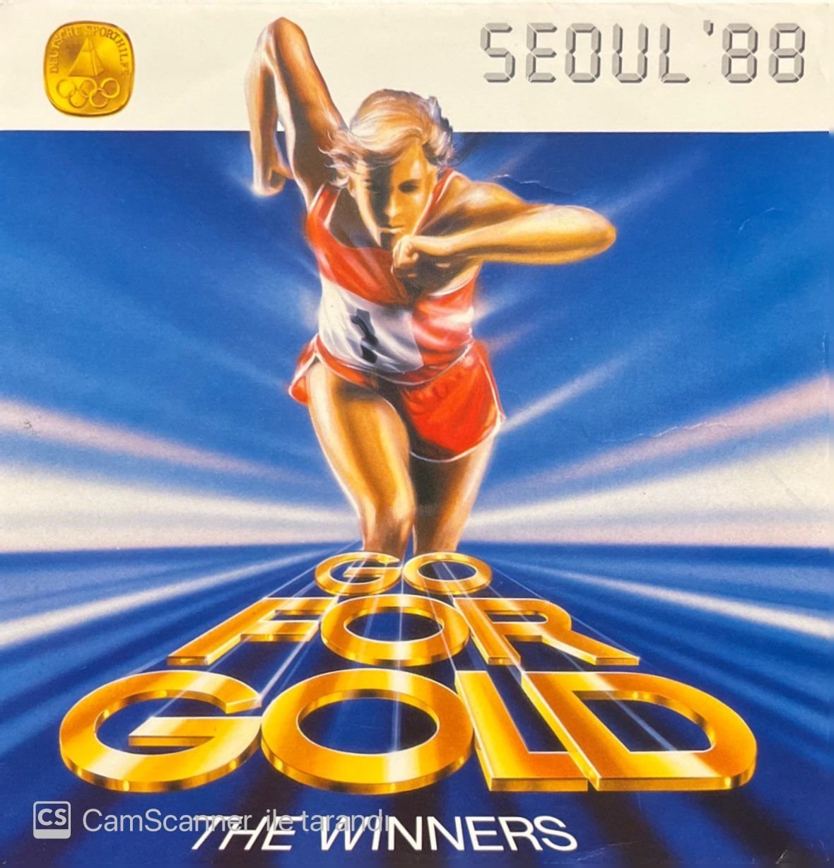 The Winners Go For Gold 45lik Plak