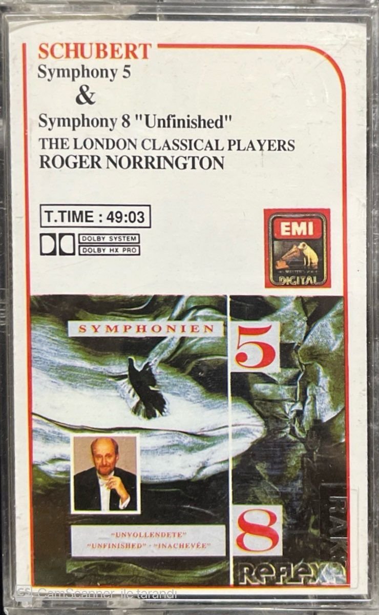 Schubert Symphony 5 Classic Kaset