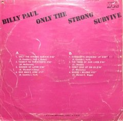 Billy Paul Only The Strong Survive LP Plak