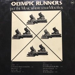 Olympic Runners Put The Music Where Your Mouth Is LP Plak