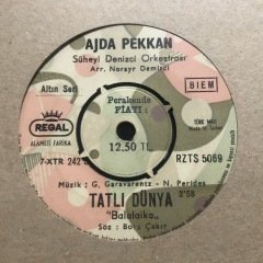 Ajda Pekkan Tatlı Dünya 45lik Plak
