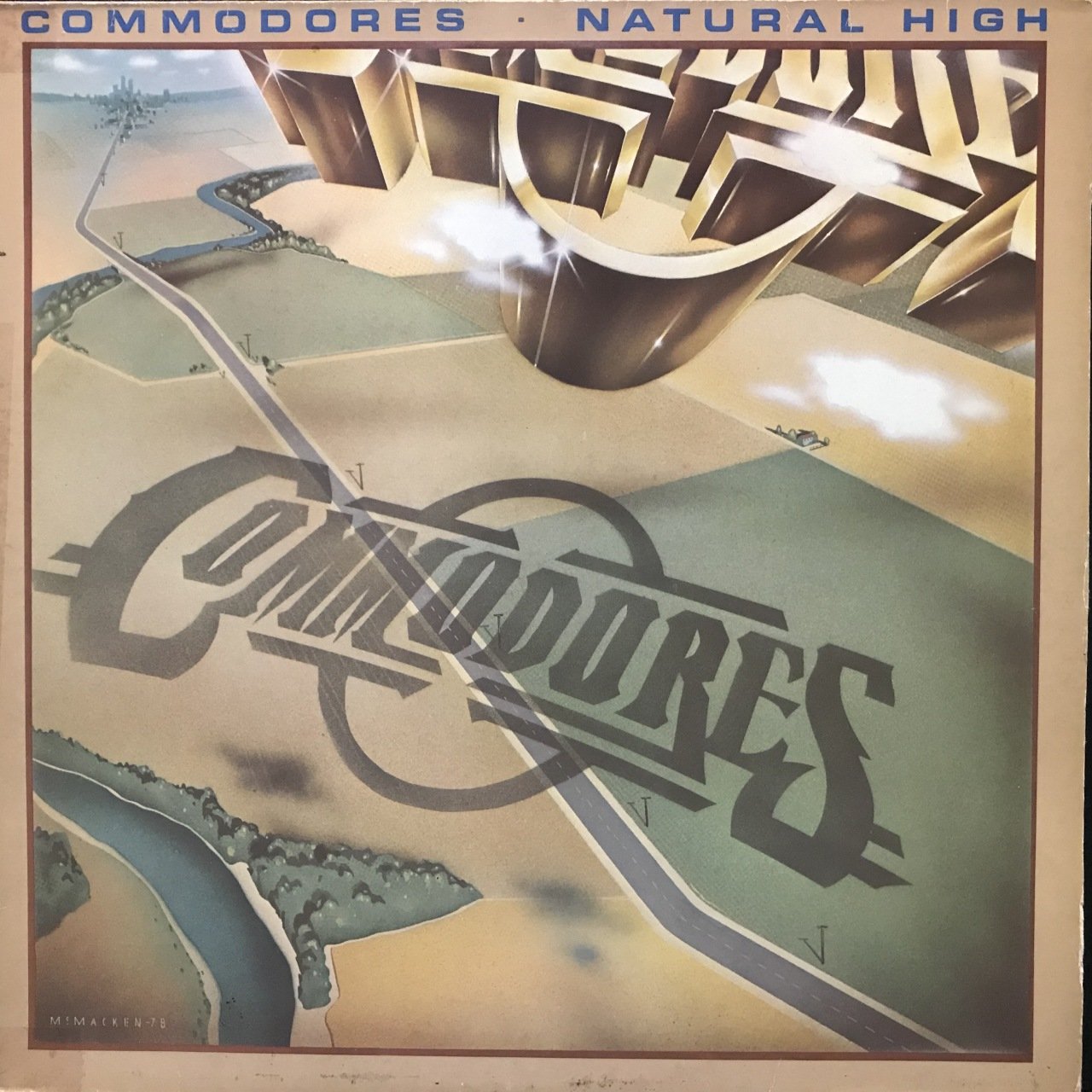 Commodores Natural High LP Plak