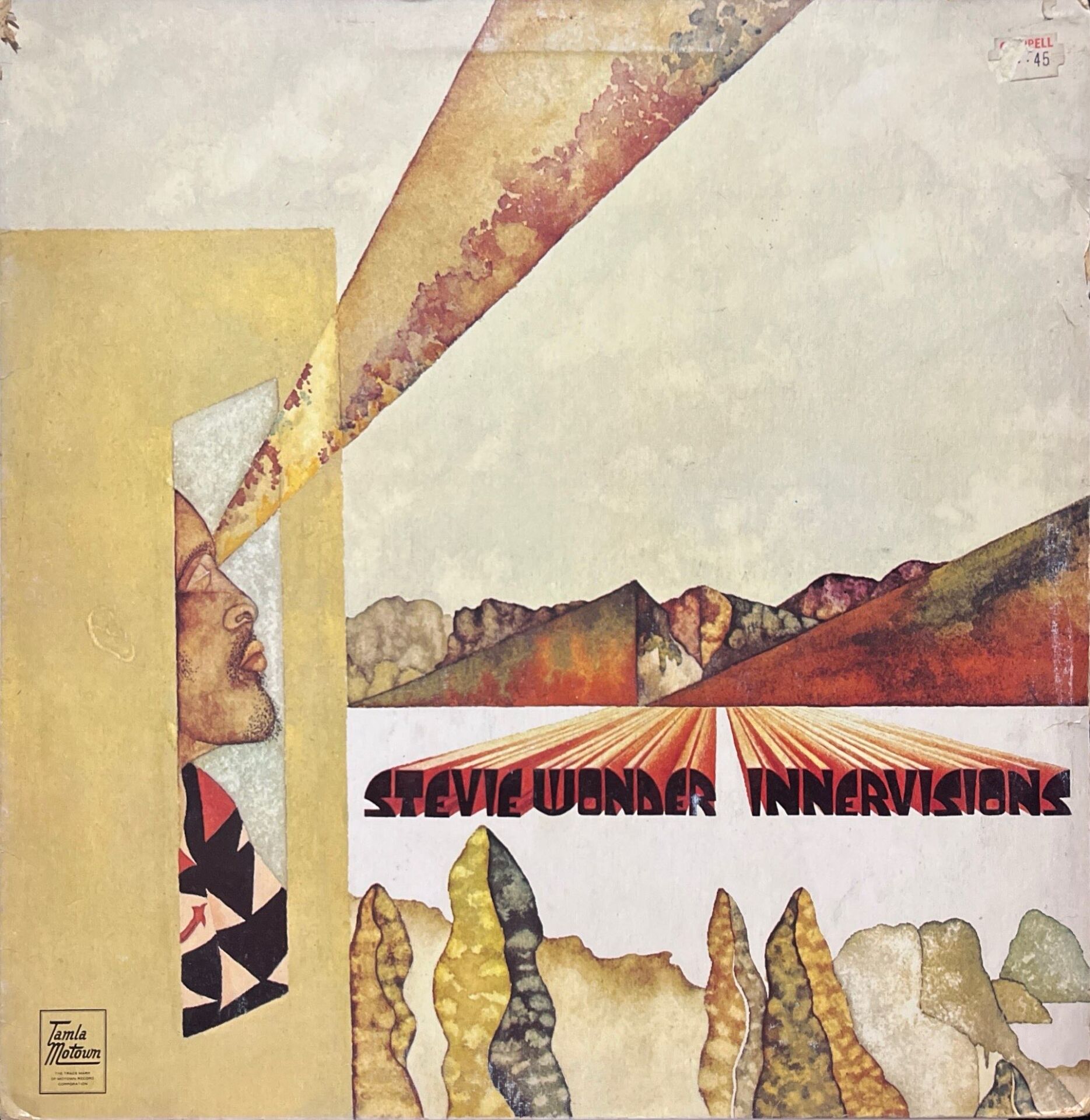 Stevie Wonder Innervisions LP Plak