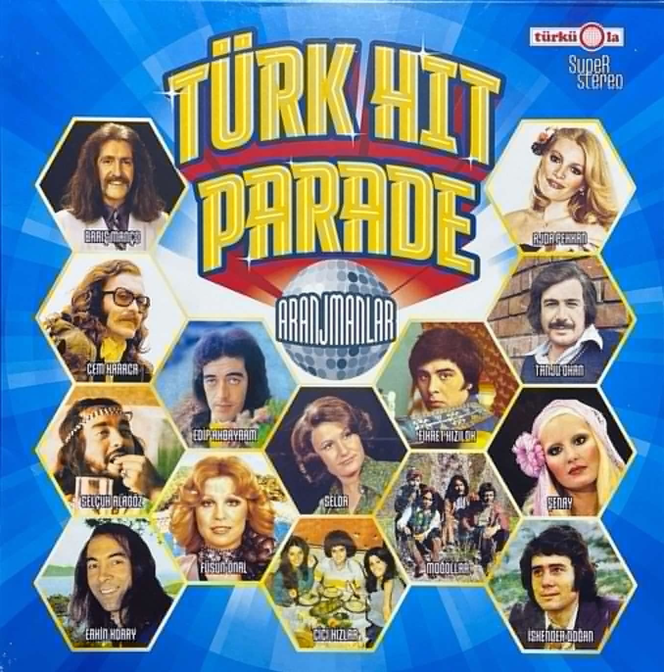 Türk Hit Parade Türküola Almanya Baskı LP Plak