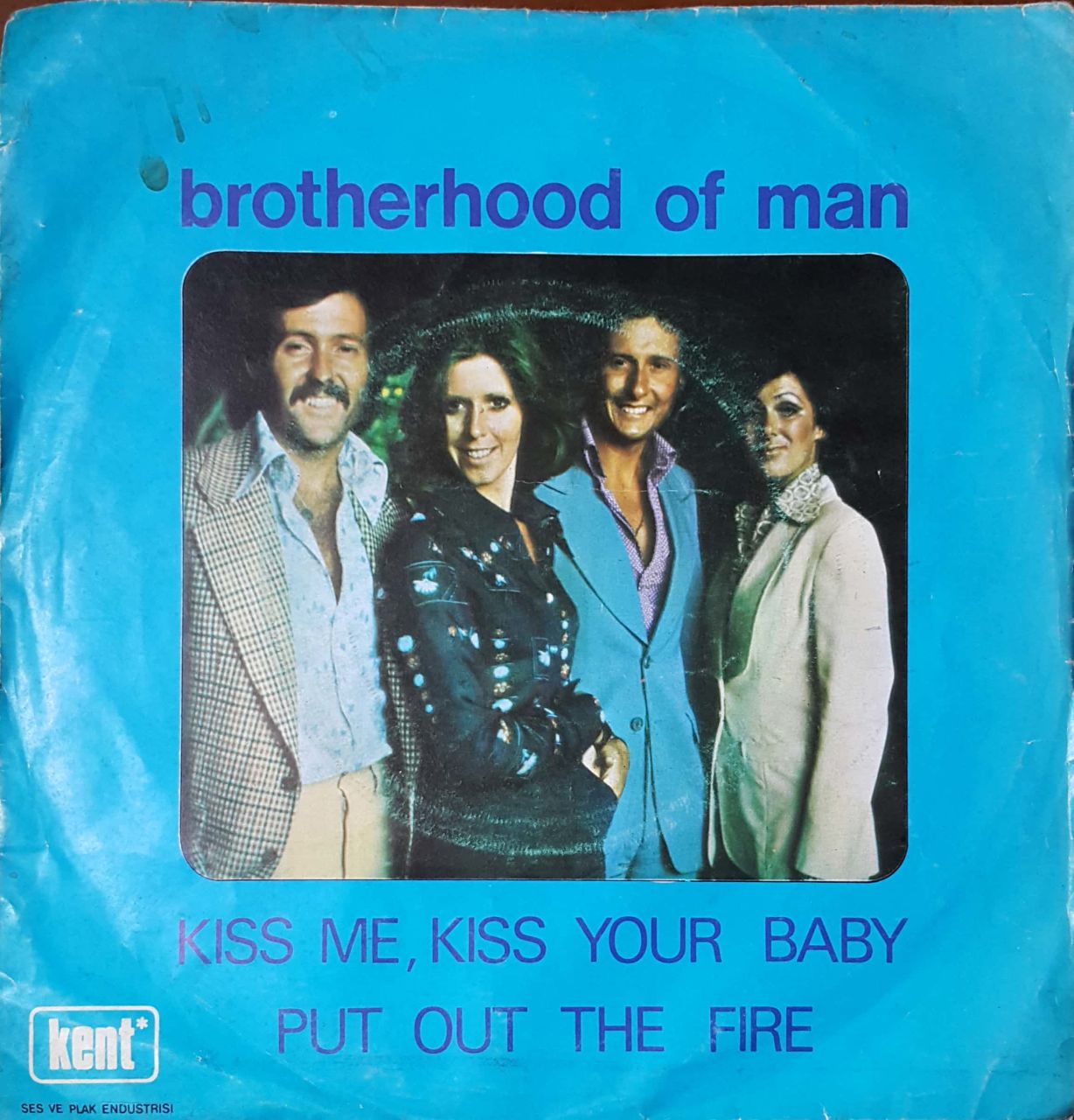 Brotherhood Of Man Kiss Me,Kiss Your Baby 45lik Plak