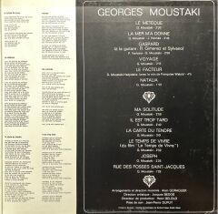Georges Moustaki Le Meteque LP Plak