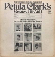 Petula Clark's Greatest Hits LP Plak