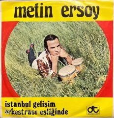 Metin Ersoy Yeşil Gözlü Esmer Güzeli 45lik Plak