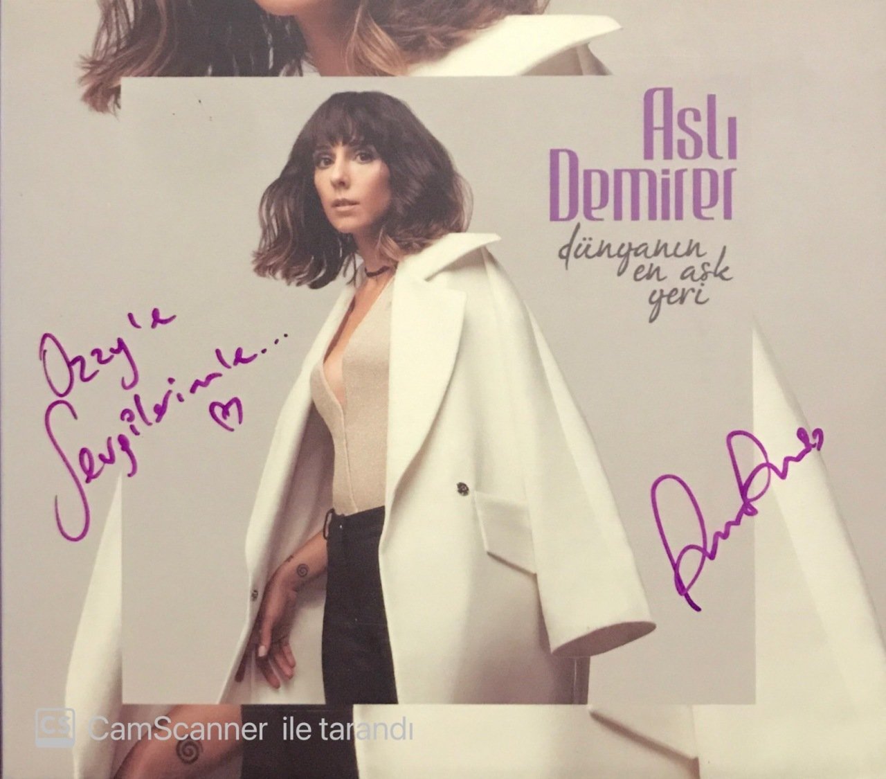 Aslı Demirer Dünyanın En Aşk Yeri İmzalı CD