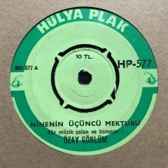 Özay Gönlüm Ninenin Üçüncü Mektubu 45lik Plak