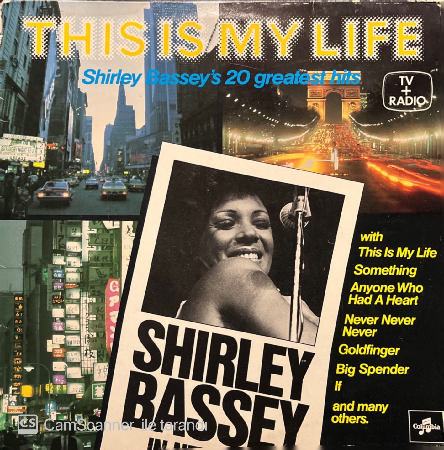 Shirley Bassey's 20 Greatest Hits This Is My Life LP Plak