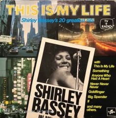 Shirley Bassey's 20 Greatest Hits This Is My Life LP Plak
