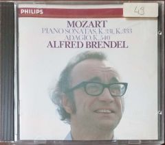 Mozart Piano Sonatas.K331. K.333 Adagio 540 Alfred Brendel  CD