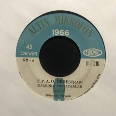 T.P.A.O Orkestrası Kaleden Top Atarlar 45lik Plak