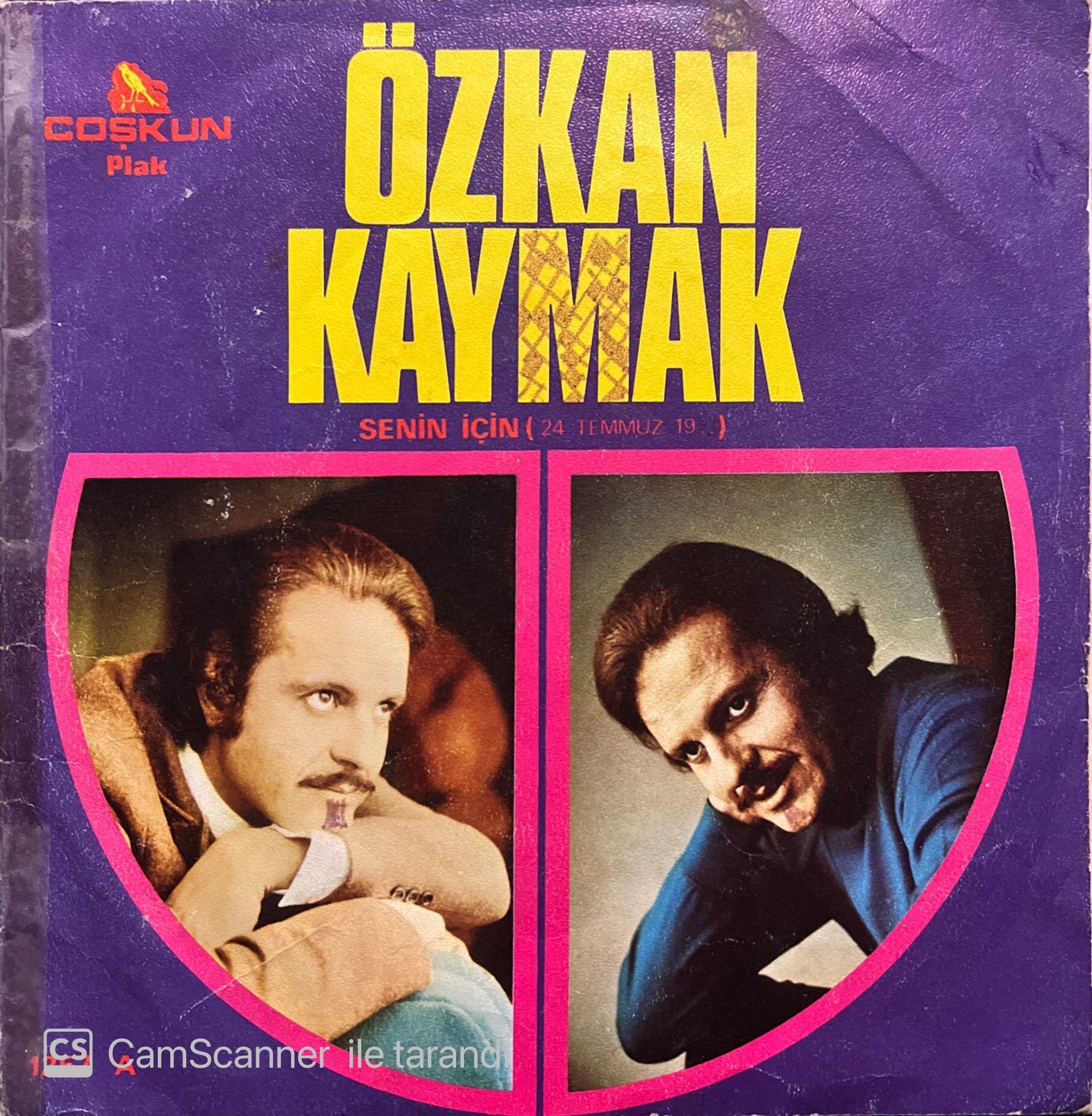 Özkan Kaymak Senin İçin 45lik Plak
