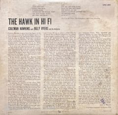 The Hawk In Hi Fi Coleman Hawkins With Billy Byers LP Plak
