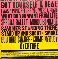 The Tubes ‎What Do You Want From Live Double LP Plak