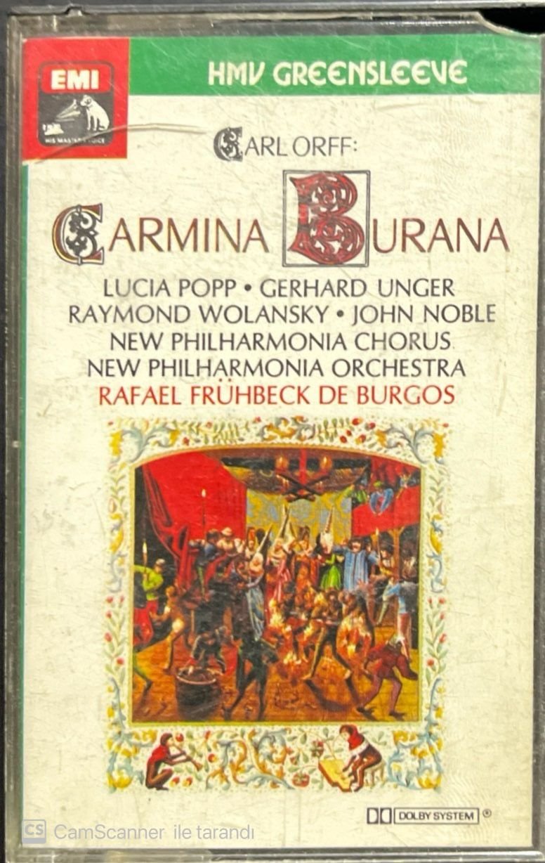 Carmina Burana Carl Orff Classic Kaset