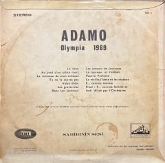 Adamo Olympia 1969 LP Plak