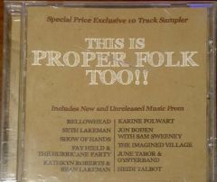 This İs Proper Folk Too!! CD