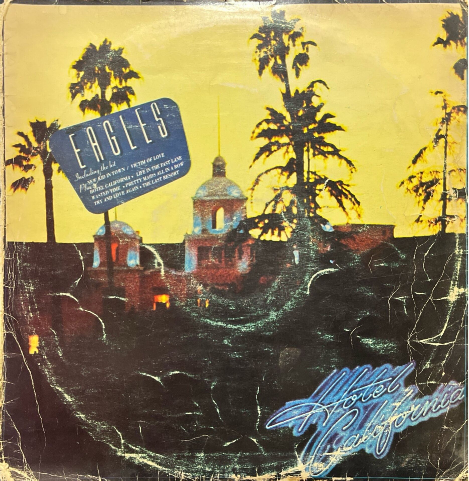 Eagles Hotel California Dönem Baskı LP Plak